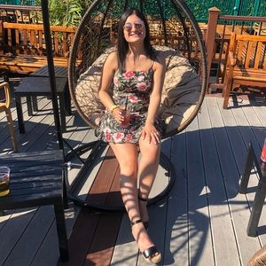 AE Two Piece Tropical Print Set